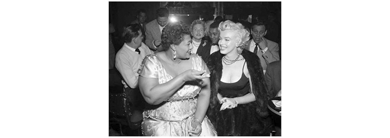 Ella Fitzgerald y Marilyn&nbsp;Monroe