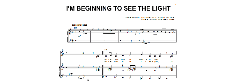 I’m Beginning To See The&nbsp;Light