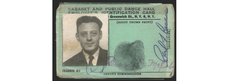 New York City Cabaret&nbsp;Card