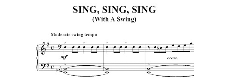 Sing, Sing, Sing (with a&nbsp;Swing)