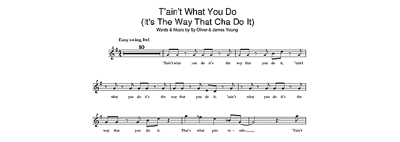 Why don’t you do right? (get me some money&nbsp;too)