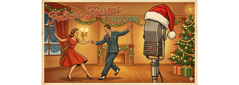 ¡Feliz Navidad y un próspero año nuevo lleno de&nbsp;ritmo!